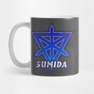 Sumida Ward of Tokyo Japanese Symbol Distressed Mug